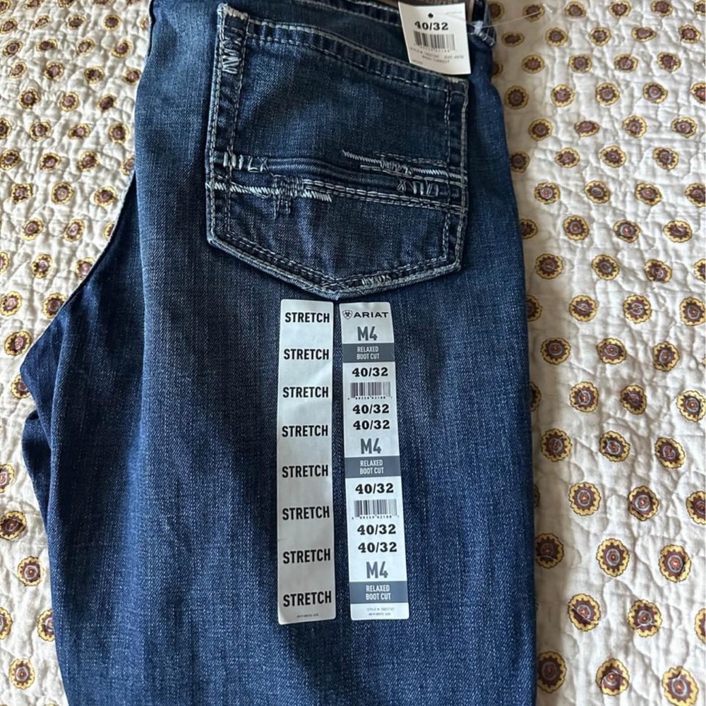 Brand New Ariat blue jeans, never worn!